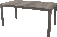 Castilla Pardo tuintafel taupe 160x90x74 cm - thumbnail