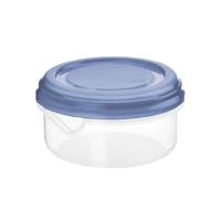 Rotho RONDO Koelkast Bewaardoos Rond 0.4L Horizon Blauw/Transparant - thumbnail