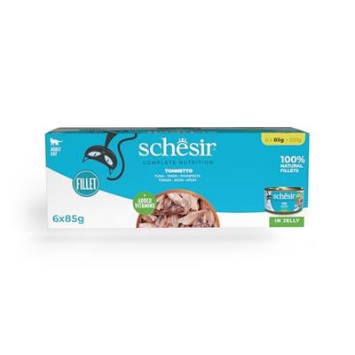 Schesir in Gelei Tonijn natvoer kat 85gr - thumbnail