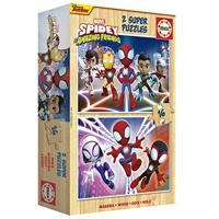 Set van 2 Puzzels Educa 16 Onderdelen Duo - thumbnail