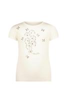 Le Chic Zomer t-shirt meisjes Ivoor wit - artwork - Nommy - thumbnail