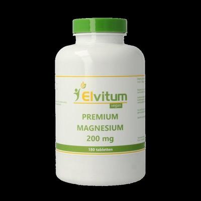 Elvitum Premium magnesium 200mg 180 Tabletten Elvitum Premium magnesium 200mg 180 Tabletten