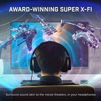 CREATIVE Sound Blaster X1 Hi-RES Super X-Fi DAC externe USB en hoofdtelefoonversterker voor pc en Mac, ook compatibel met PS4, PS5 en Nintendo Switch - thumbnail