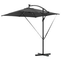 Cantilever Banana Parasol Antraciet 249 x 249 x 250 cm - thumbnail