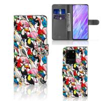 Samsung Galaxy S20 Ultra | Telefoonhoesje | Met pasjeshouder | Birds - thumbnail