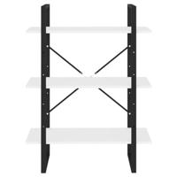 Boekenkast 80x30x105 cm spaanplaat wit - thumbnail