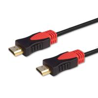 Savio CL-95 HDMI kabel 1,5 m HDMI Type A (Standaard) Zwart, Rood - thumbnail