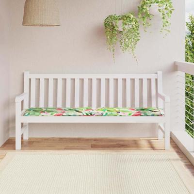 Bankkussen Bloemen Multikleur 150 x 50 x 3 cm Oxford Stof