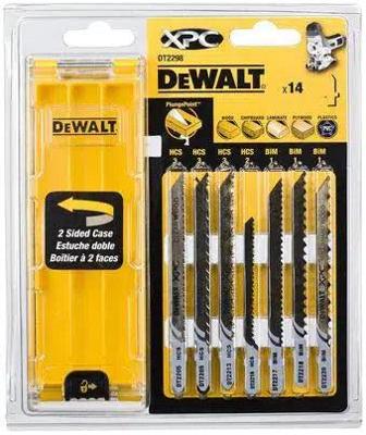 DeWalt Accessoires Cassette 14-delig XPC® zaagbladen voor hout (DT2205 x 3, DT2209 x 3, DT2213 x 3, DT2207 x 1, DT2216 x 1, DT2217 x 1, DT2218 x 1,