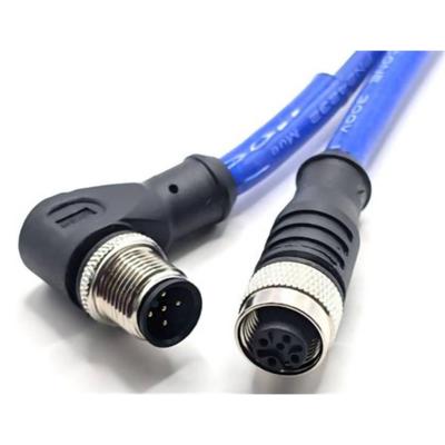 Mueller Electric C5BC82M010 Sensor/actuator connector M12 Aantal polen (sensoren): 5 Stekker, haaks, Bus, recht 10 m 1 stuk(s)