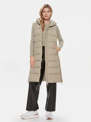 Guess Breana Bodywarmer Dames Beige - Maat XS - Kleur: Beige | Soccerfanshop