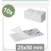 Quadrios 25CA671 Klittenband punten Om vast te plakken Haak- en lusdeel (l x b) 25 mm x 50 mm Wit 10 stuk(s) - thumbnail