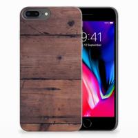 Apple iPhone 7 Plus | 8 Plus | Bumper Hoesje | Old Wood - thumbnail