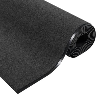 VidaXL Deurmat antraciet en zwart 120 x 350 cm polypropyleen en vinyl