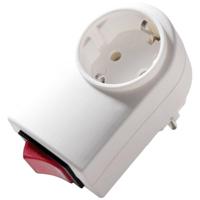 Martin Kaiser 411/kws Tussenstekker Set van 1 stuks 2-polig Kalkwit - thumbnail