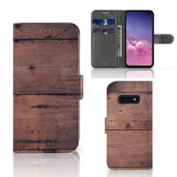 Samsung Galaxy S10e | Book Style Case | Old Wood - thumbnail