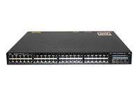 Cisco Catalyst 3650-48FS-S Netwerkschakelaar, 48 GbE PoE+ poorten, 4 1G uplinks, 1025WAC voeding, 1 HE, IP-basis functionaliteit, uitgebreide beperkte levenslange garantie (WS-C3650-48FS-S) - thumbnail