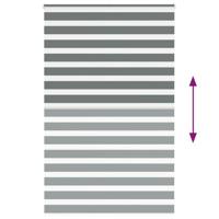 VidaXL Zebra rolgordijn 140x230 cm stofbreedte 135,9 cm donkergrijs - thumbnail