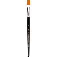 Creativ Company Gold line penselen, afm 11, l: 19 cm, b: 9 mm, plat, 6 stuk/ 1 doos - thumbnail
