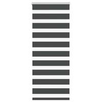 VidaXL Zebra rolgordijn 65x100 cm stofbreedte 60,9 cm zwart - thumbnail