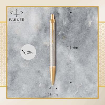 Balpen parker im premium gt m warm grijs Balpen parker im premium gt m warm grijs