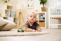 Eichhorn baby hipp houten duwfiguur ezel - thumbnail