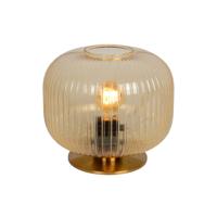 Lucide VIRGIL - Tafellamp - Ø 25,5 cm - 1xE27 - Amber - thumbnail