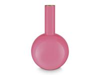 Pip Studio Vaas Metaal Medium Roze 19x33cm - thumbnail