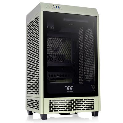 Thermaltake The Tower 200 Mini-tower PC-behuizing Lichtgroen 2 voorgeïnstalleerde ventilators, Zijvenster, Stoffilter Thermaltake The Tower 200 Mini-tower PC-behuizing Lichtgroen 2 voorgeïnstalleerde ventilators, Zijvenster, Stoffilter