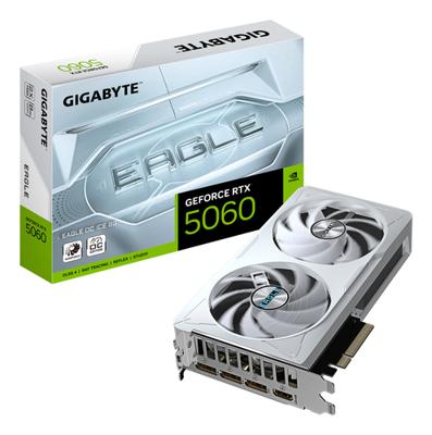 Gigabyte Nvidia GeForce RTX 5060 Videokaart GeForce RTX 5060 8 GB GDDR7-RAM PCIe x8 NVIDIA G-Sync , Overclocked, Vulkan, Zero-Fan-Modus