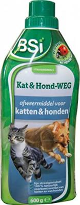 BSI Kat & hond-weg strooikorrels 600gr.