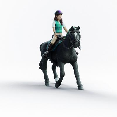 schleich HORSE CLUB Lisa en Storm 42712 - thumbnail