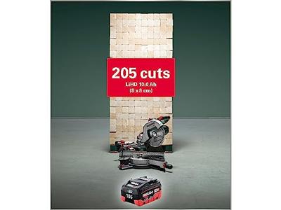 Metabo 614254650 Accu-kapzaag Incl. 2 accus, Incl. lader 254 mm 30 mm