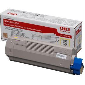 Originele Toner OKI 43872305 Geel