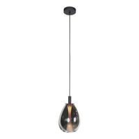 Steinhauer Hanglamp Glimsy 1 lichts Ø 22 cm zwart - thumbnail