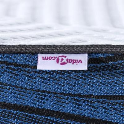 VidaXL Matrastopper wit 90 x 200 cm jacquard stof