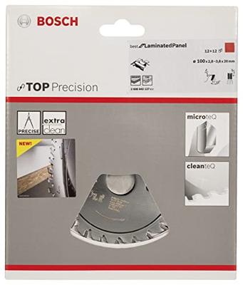 Bosch Accessoires Voorritsblad Top Precision Laminated Panel 100 x 20 x 2,83,6 mm, 12+12 1st - 2608642127