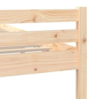 Bedframe massief hout 150x200 cm