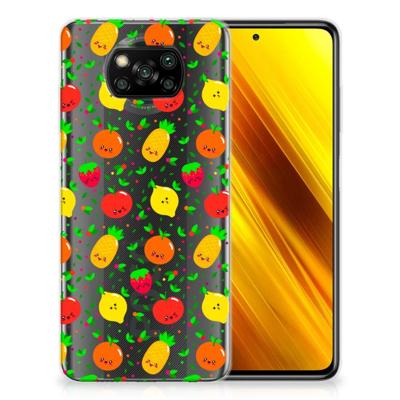 Xiaomi Poco X3 | Poco X3 Pro | Siliconen Case | Fruits Xiaomi Poco X3 | Poco X3 Pro | Siliconen Case | Fruits