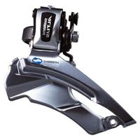 SHIMANO Voorderailleur 3 x 7/8-speed altus fd-m313 down swing/dual pull - met hoge klem - 42-48t (66-69°) - zwart/zilver - thumbnail