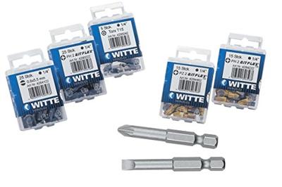 Set van tips WITTE Phillips PH2 5 Stuks Set van tips WITTE Phillips PH2 5 Stuks