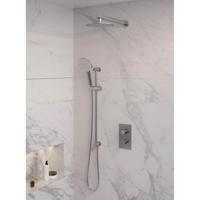 Inbouw Regendouche Set Brauer Brushed Edition Wanduitloop Ronde Hoofddouche 20 cm Met Handdouche 3 Standen en Glijstang RVS Look Brauer - thumbnail