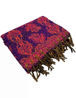 YogaStyles Meditatiedeken rood paars nr 126 van acrylic wool YogaStyles Meditatiedeken rood paars nr 126 van acrylic wool