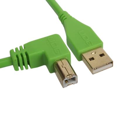 UDG UDG Ultimate Audio Cable USB 2.0 A-B Green Angled 1m - thumbnail