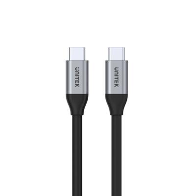 UNITEK Human Friendly USB-C 100W PD snellaadkabel met 4K @60Hz en 10Gbps gegevens (USB 3.2 Gen2) C14082ABK Power Delivery 100W USB SuperSpeed + Quick Charge zwart