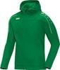 JAKO 6850D Jas Met Kap Classico Dames - Sportgroen - 46 - thumbnail