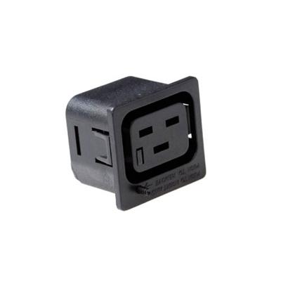 ACT STF72 C19 IEC Lock Net Entree (1x uitgang) | Zwart