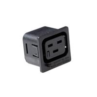 ACT STF72 C19 IEC Lock Net Entree (1x uitgang) | Zwart - thumbnail