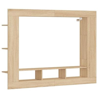 Tv-meubel 152x22x113 cm bewerkt hout sonoma eikenkleurig Tv-meubel 152x22x113 cm bewerkt hout sonoma eikenkleurig