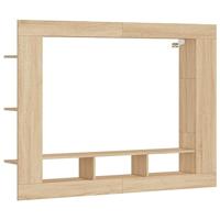 Tv-meubel 152x22x113 cm bewerkt hout sonoma eikenkleurig - thumbnail